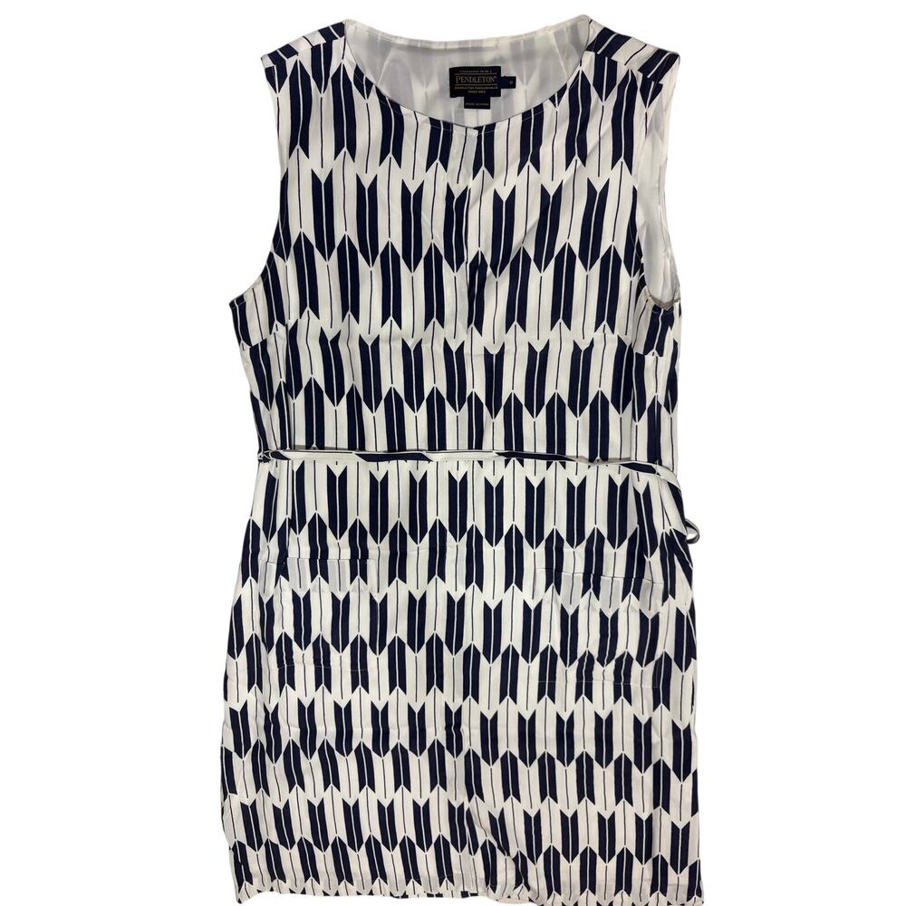 PENDLETON SLEEVELESS GEOMETRIC PATTERN DRESS - MO… - image 4